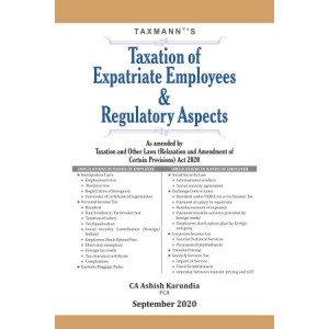Taxmann's Taxation of Expatriate Employees & Regulatory Aspects by Ashish Karundia  